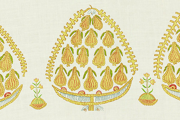FIG - Maize (Cardamon - Oyster Linen) - detail